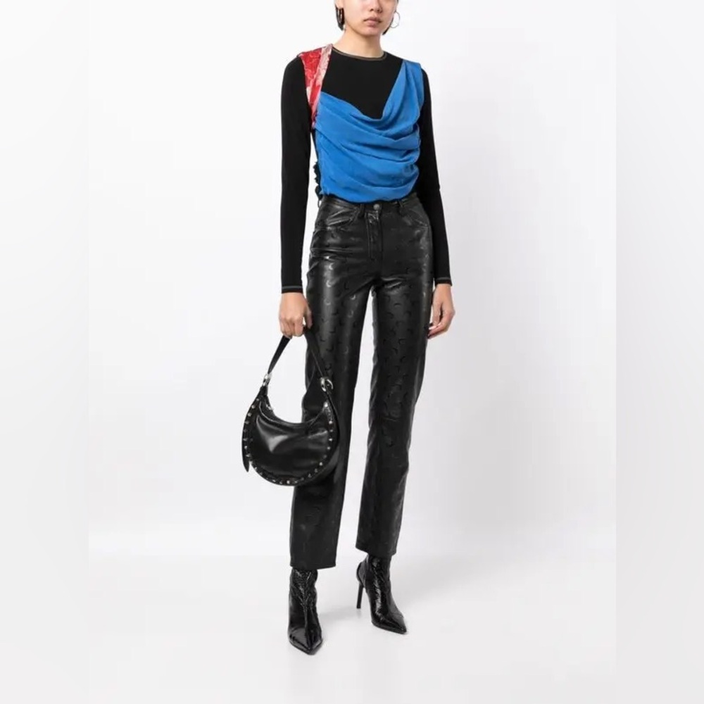Marine Serre Regenerated Draped Design Top